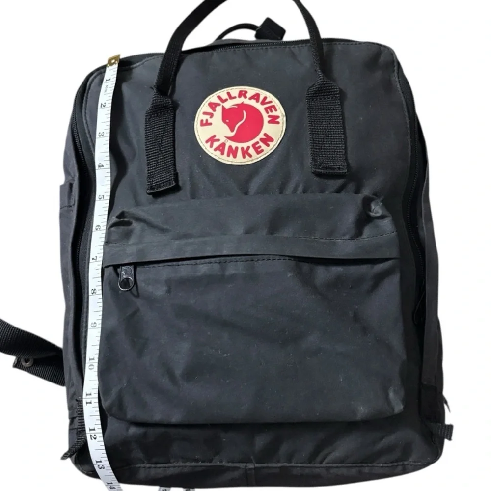 Fjallraven Kanken Laptop 13 Black Backpack Commuter Travel School Bag
